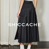 Pleated casual skirt - SHICCACHE
