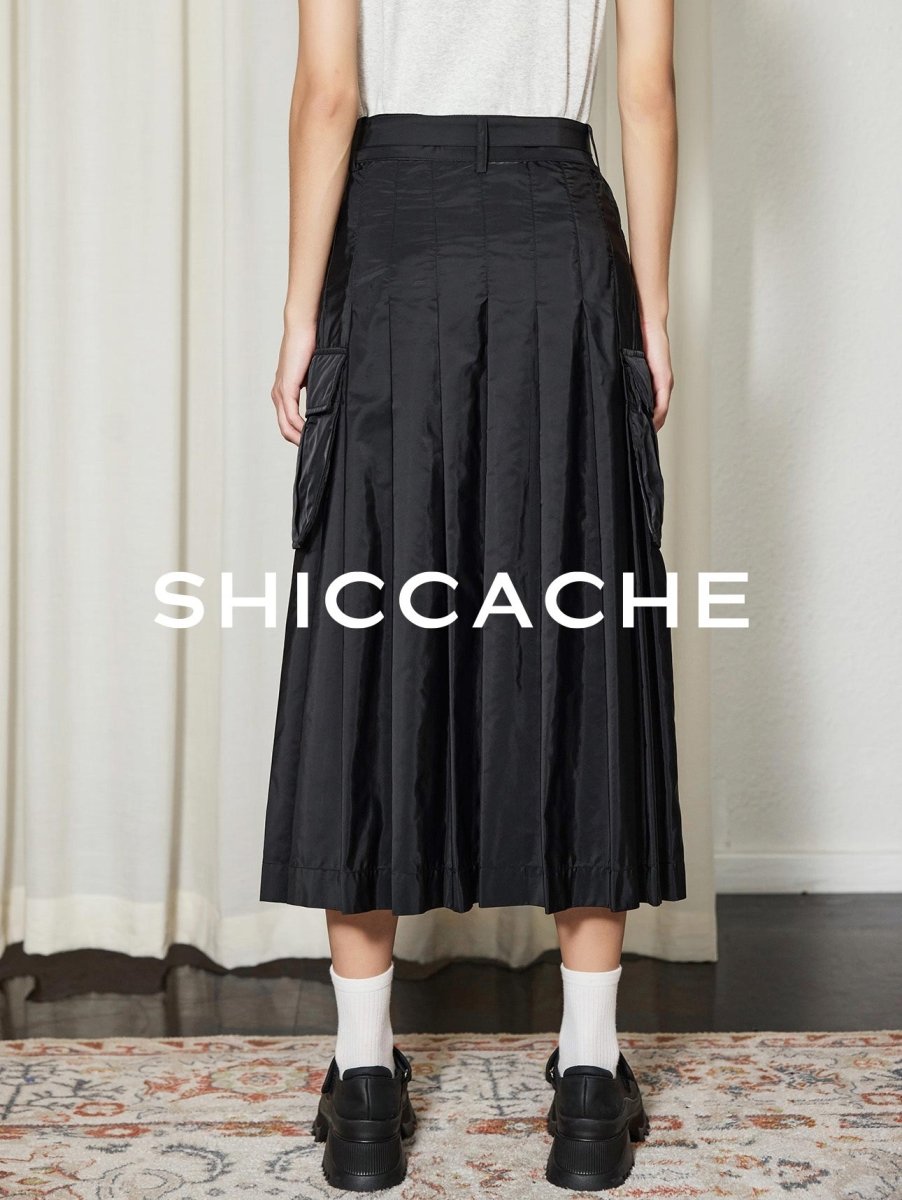 Pleated casual skirt - SHICCACHE