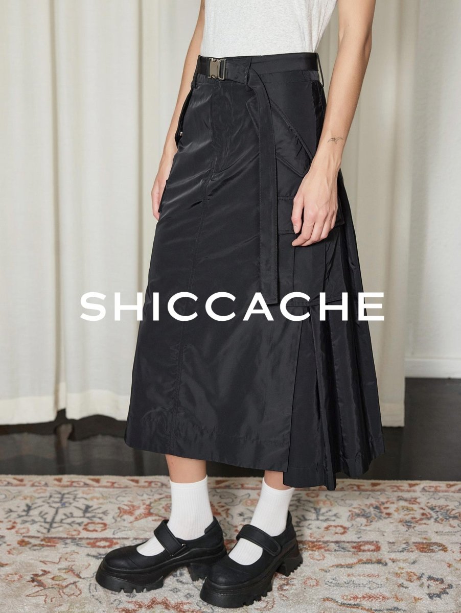 Pleated casual skirt - SHICCACHE
