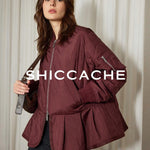 Quilted Wine Red Jacket - SHICCACHE