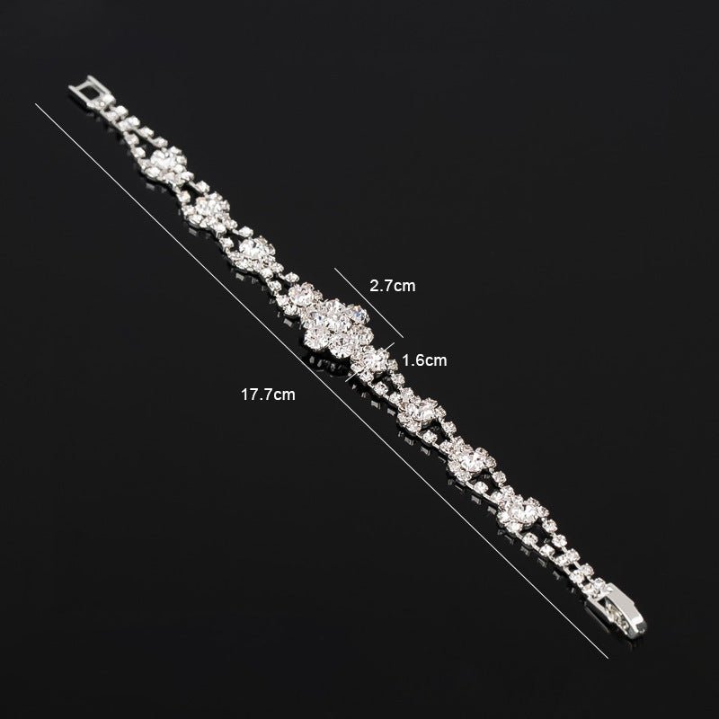 Radiant Bloom Crystal Bracelet - SHICCACHE