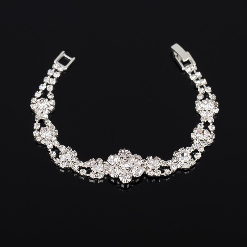 Radiant Bloom Crystal Bracelet - SHICCACHE