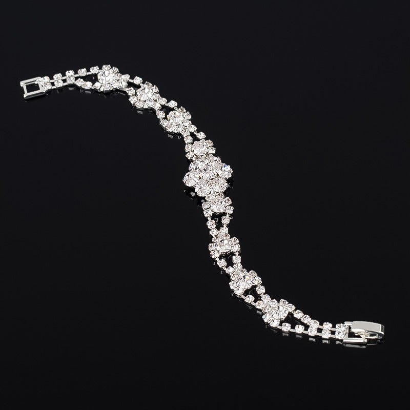 Radiant Bloom Crystal Bracelet - SHICCACHE