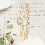 Radiant Bloom Zirconia Bracelet - SHICCACHE