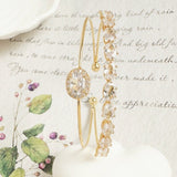 Radiant Bloom Zirconia Bracelet - SHICCACHE