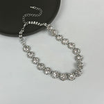 Radiant Blossom Rhinestone Choker - SHICCACHE