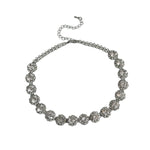 Radiant Blossom Rhinestone Choker - SHICCACHE