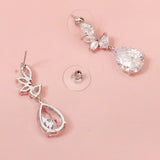 Radiant Teardrop Zircon Earrings - SHICCACHE