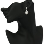 Radiant Teardrop Zircon Earrings - SHICCACHE