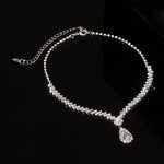 Radiant Teardrop Zircon Necklace - SHICCACHE