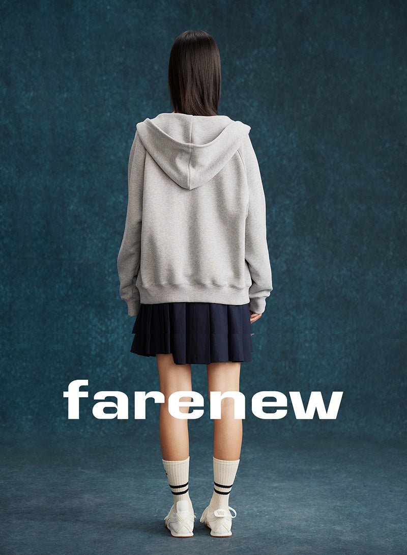 Retro Patch Zip Hoodie - SHICCACHE