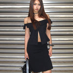 Romantic Frill Lace Top - SHICCACHE