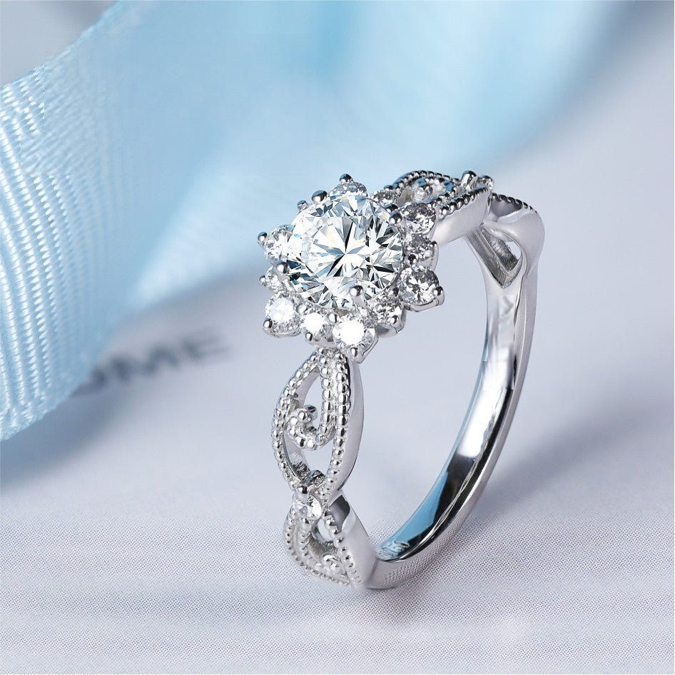 Snowflake Zircon Ring - SHICCACHE