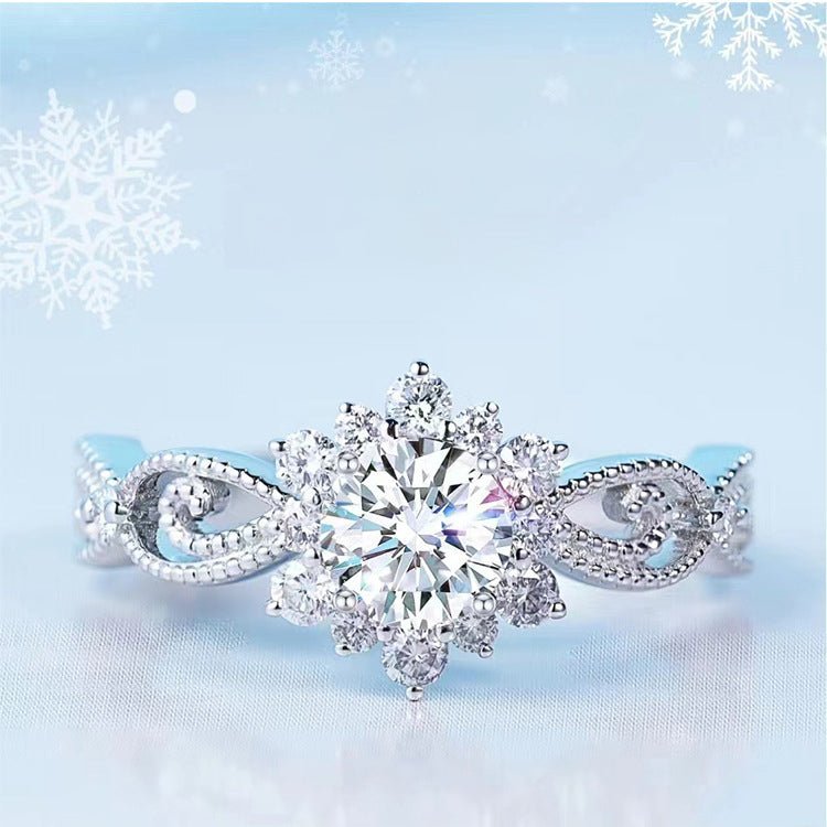 Snowflake Zircon Ring - SHICCACHE