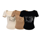Spider Web Graphic Baby Tee - SHICCACHE