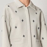 Star embroidered short jacket - SHICCACHE