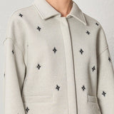 Star embroidered short jacket - SHICCACHE