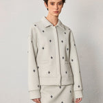 Star embroidered short jacket - SHICCACHE