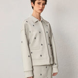 Star embroidered short jacket - SHICCACHE