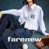 Striped Cropped Shirt - SHICCACHE