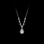 Tear - Drop Zircon Necklace - SHICCACHE