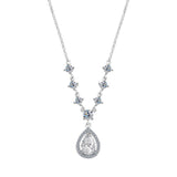 Tear - Drop Zircon Necklace - SHICCACHE