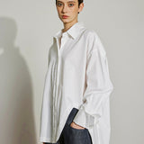 Timeless Oversized Cotton Shirt - SHICCACHE