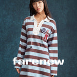 Varsity Striped Lace - Up Mini Dress - SHICCACHE