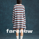 Varsity Striped Lace - Up Mini Dress - SHICCACHE