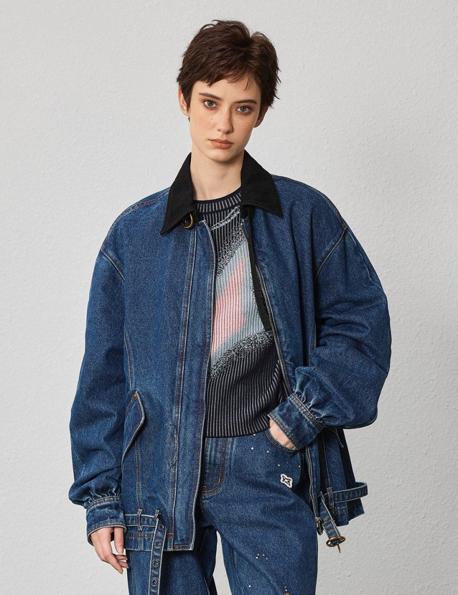 vintage denim jacket - SHICCACHE