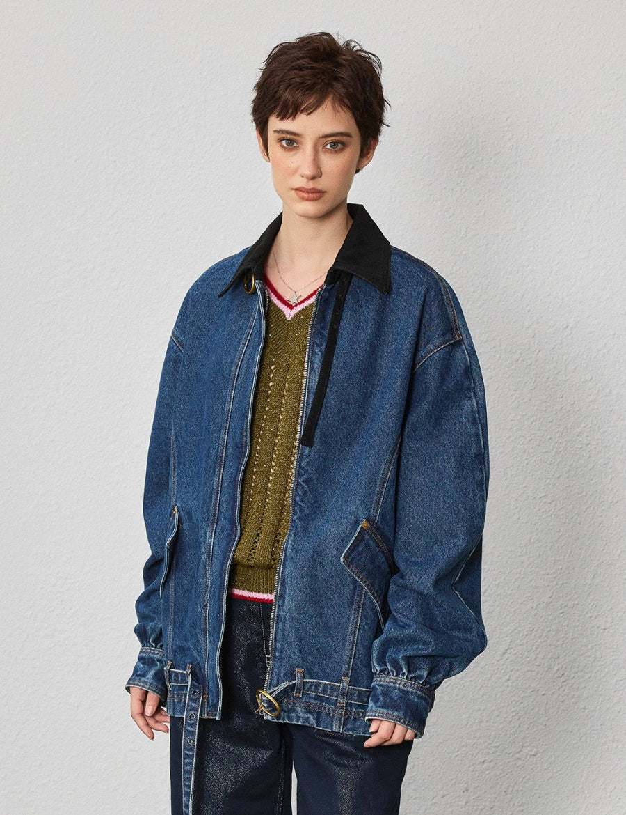 vintage denim jacket - SHICCACHE