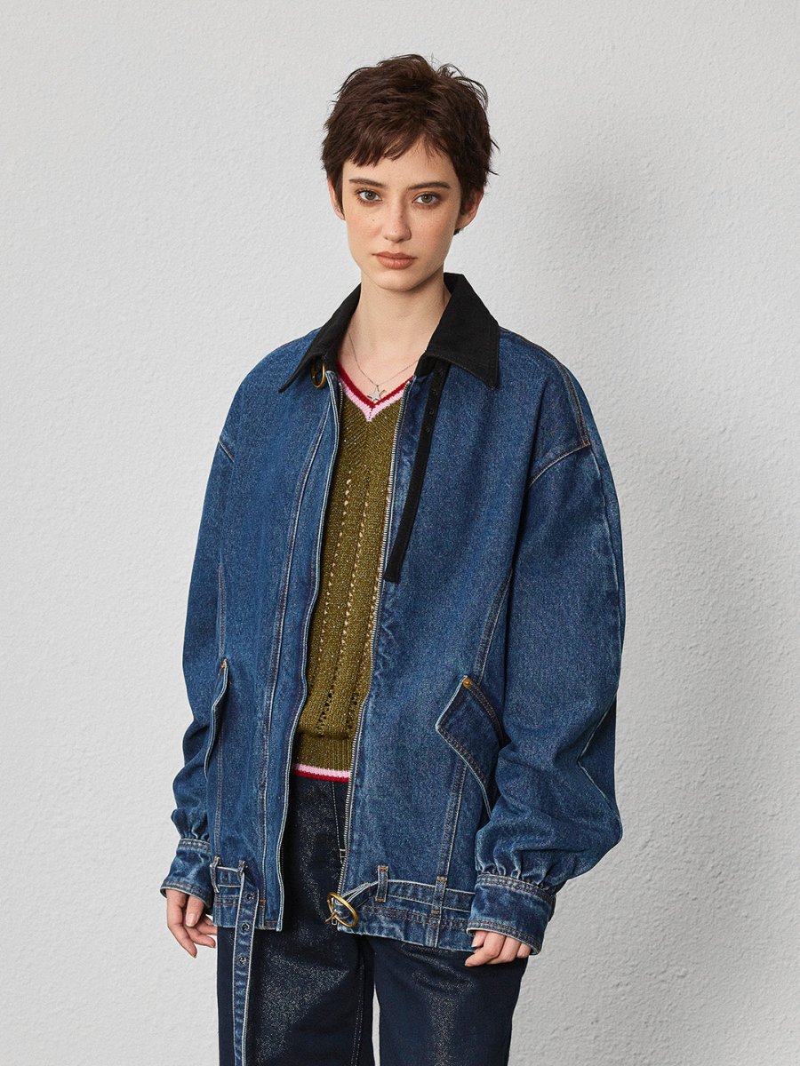 vintage denim jacket - SHICCACHE