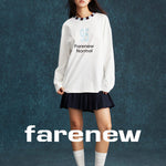 Vintage Lettered Collar Long Sleeve Tee - SHICCACHE