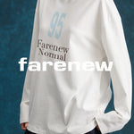 Vintage Lettered Collar Long Sleeve Tee - SHICCACHE
