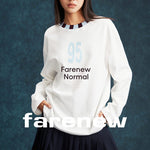 Vintage Lettered Collar Long Sleeve Tee - SHICCACHE