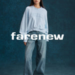 Washed Denim Belted Trousers - SHICCACHE