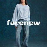 Washed Denim Belted Trousers - SHICCACHE