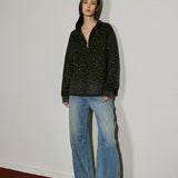 Wide - Leg Panel Denim Jeans - SHICCACHE