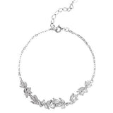 Zircon Leaf Cluster Bracelet - SHICCACHE