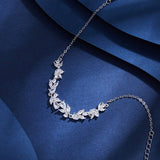 Zircon Leaf Cluster Bracelet - SHICCACHE