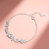 Zircon Leaf Cluster Bracelet - SHICCACHE