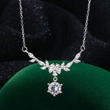 Zirconia Blossom Necklace - SHICCACHE