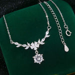 Zirconia Blossom Necklace - SHICCACHE