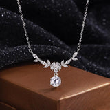 Zirconia Blossom Necklace - SHICCACHE